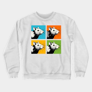 Pop Rat Art - Cute Rats Crewneck Sweatshirt